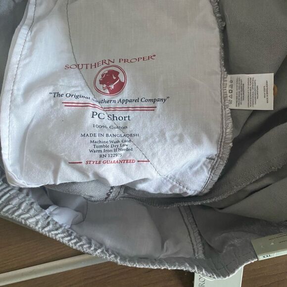 Southern Proper Anchor Gray PC shorts,size XXL - Picture 3 of 3
